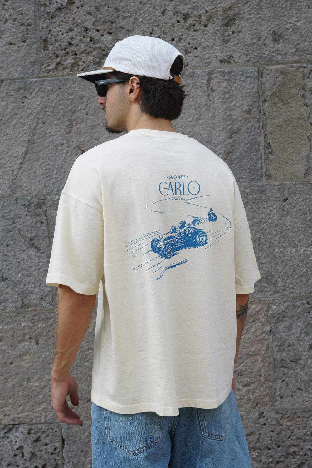 Monte Carlo Oversized Heavyweight Tee(Natural)