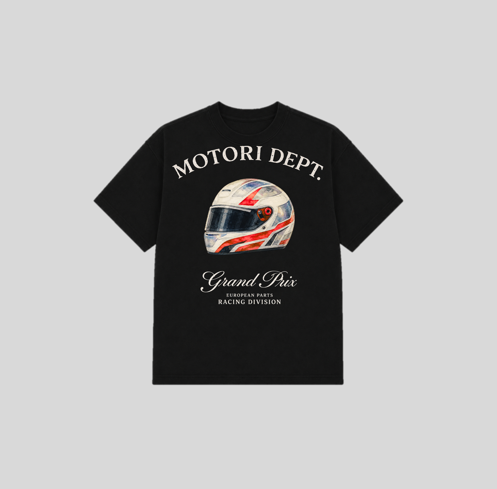 Grand Prix Oversized Heavyweight Tee (Black)