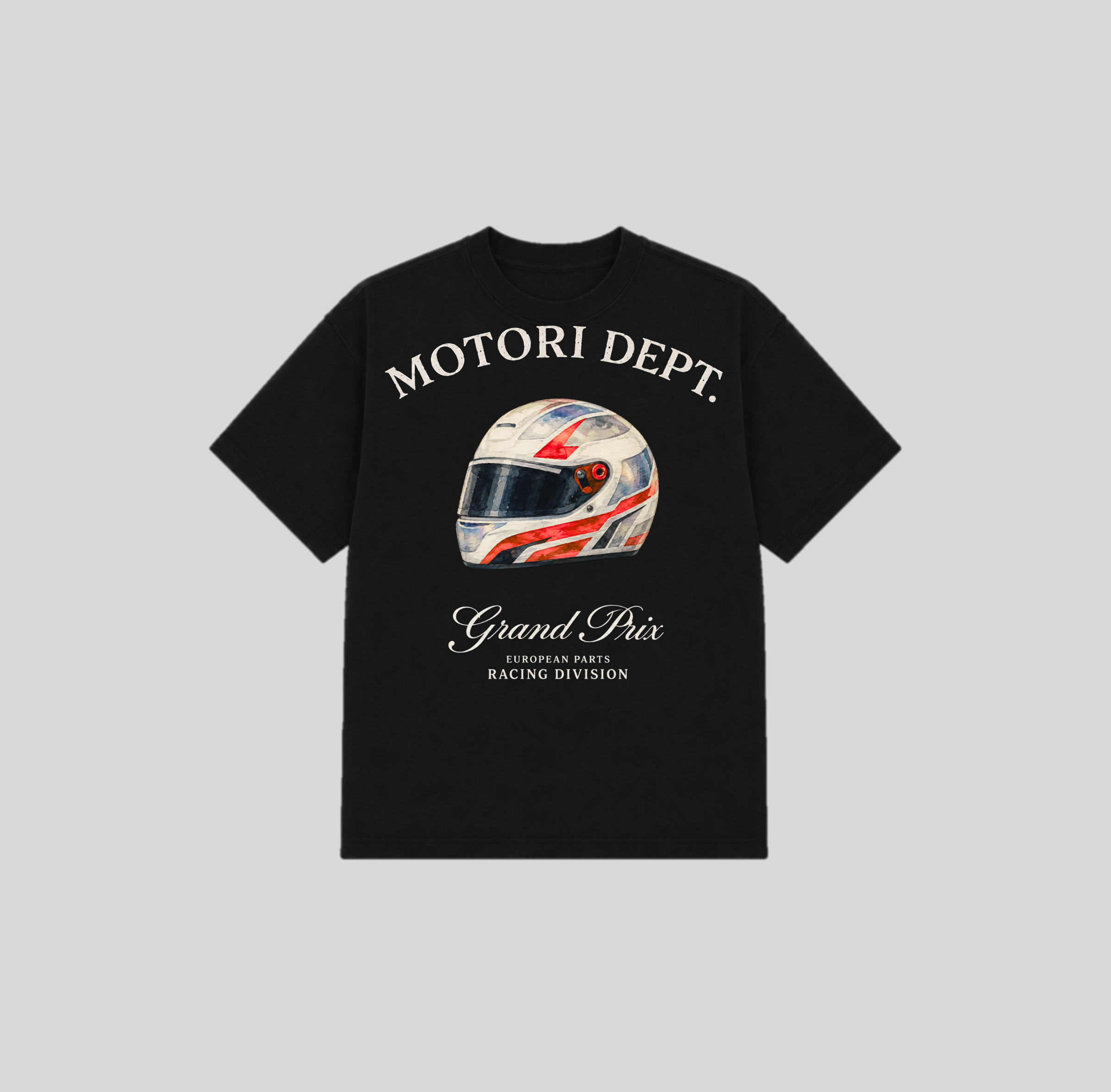 Grand Prix Oversized Heavyweight Tee (Black)