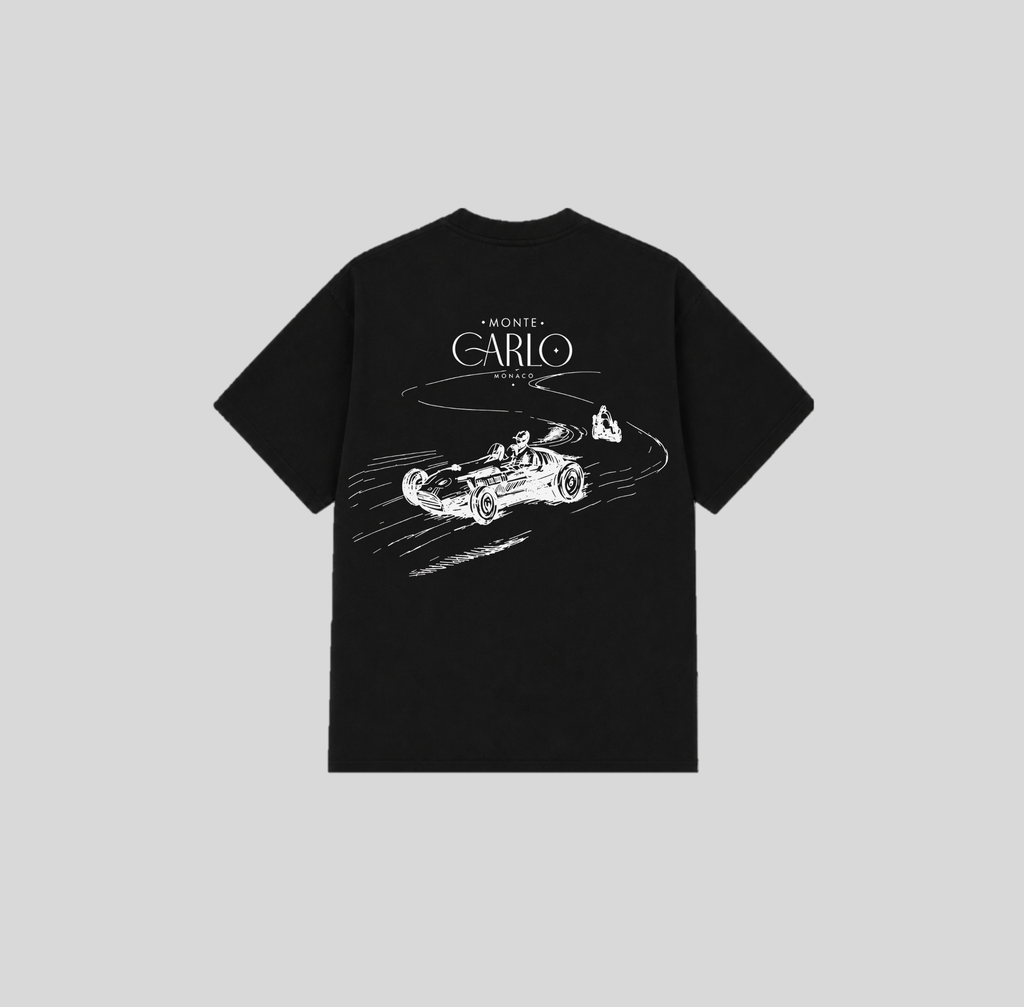 Monte Carlo Oversized Heavyweight Tee (Black)