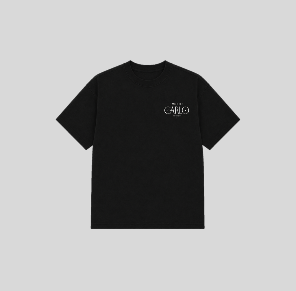 Monte Carlo Oversized Heavyweight Tee (Black)
