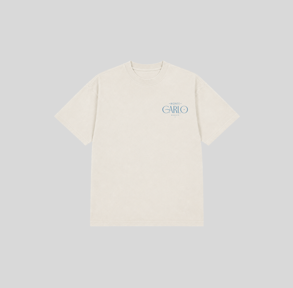 Monte Carlo Oversized Heavyweight Tee(Natural)