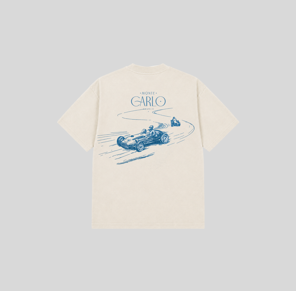 Monte Carlo Oversized Heavyweight Tee(Natural)