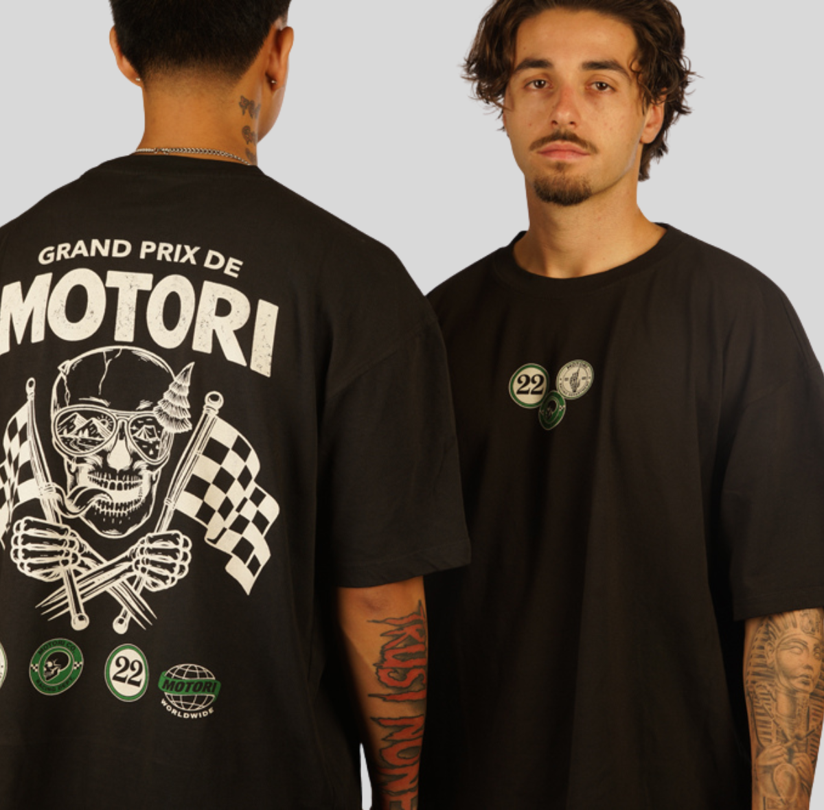 Skull GP 1889 Oversized Heavyweight Tee
