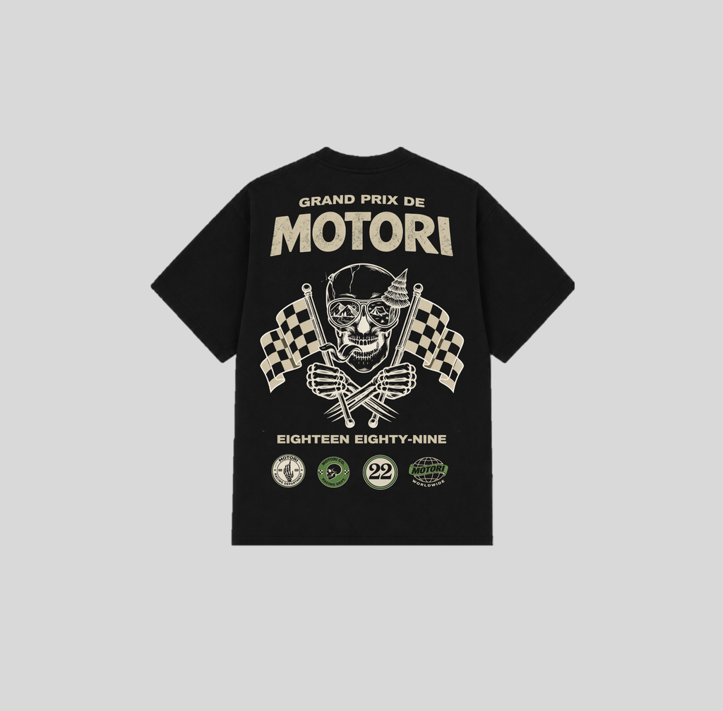 Skull GP 1889 Oversized Heavyweight Tee