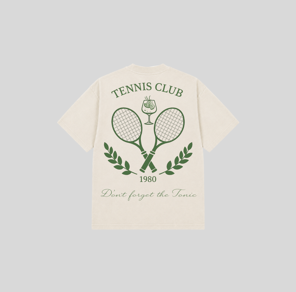 Tennis Club Crest Oversized Heavyweight Tee
