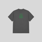Tennis Club Crest Oversized Heavyweight Tee(Vintage Black)