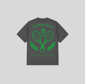 Tennis Club Crest Oversized Heavyweight Tee(Vintage Black)