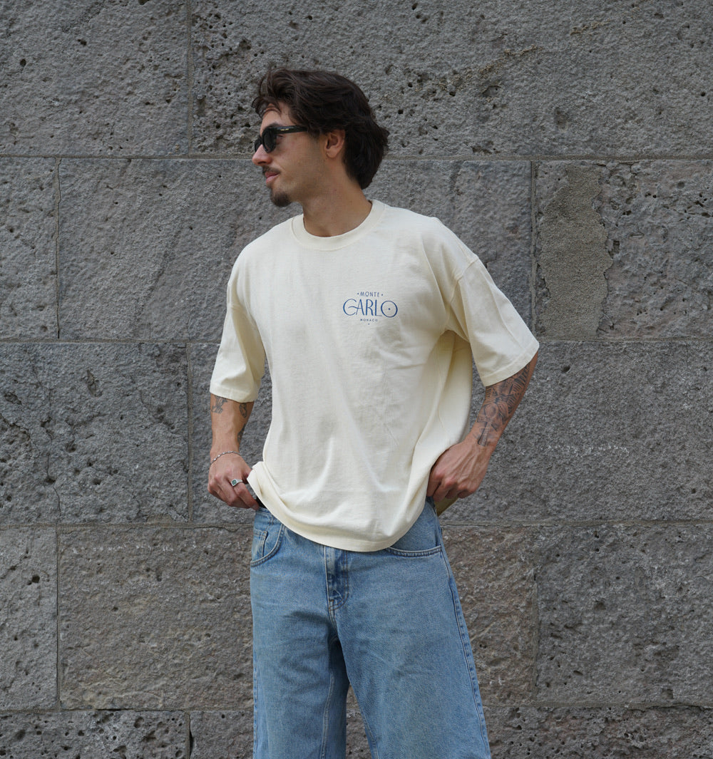 Monte Carlo Oversized Heavyweight Tee(Natural)