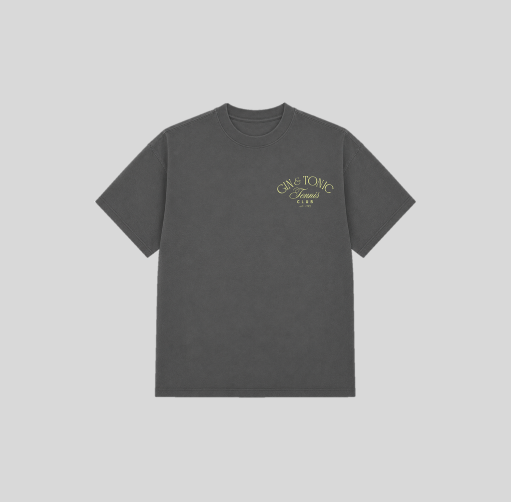 Silver Racket Oversized Heavyweight Tee