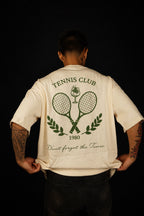 Tennis Club Crest Oversized Heavyweight Tee