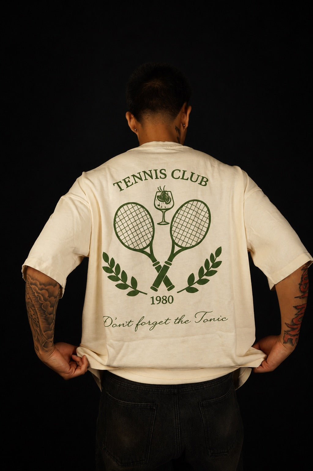 Tennis Club Crest Oversized Heavyweight Tee