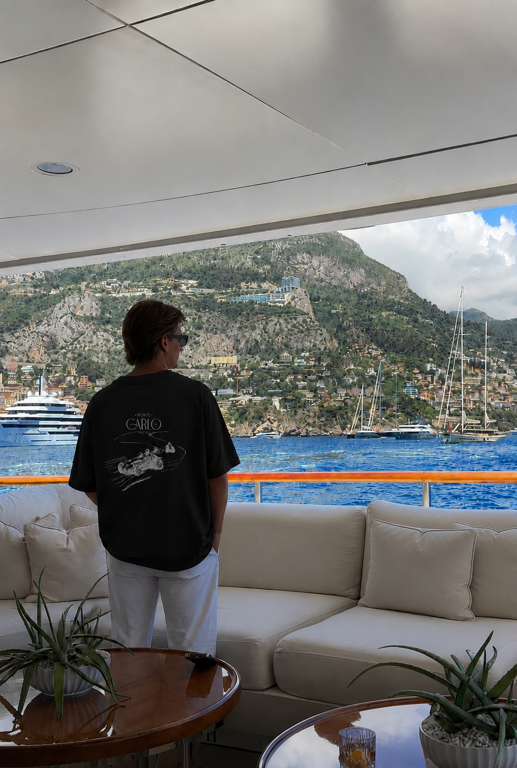 Monte Carlo Oversized Heavyweight Tee (Black)