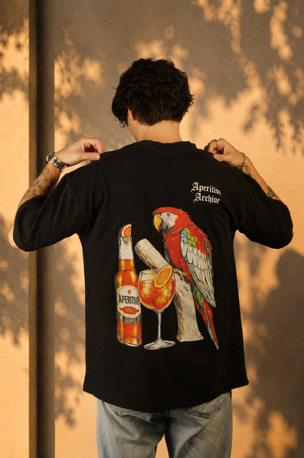 Spritz Parrot Oversized Heavyweight Tee