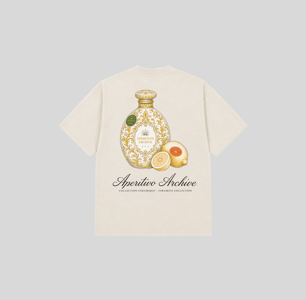 Lemon Label Oversized Heavyweight Tee